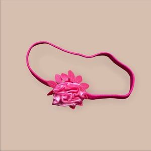 3/$15 Pink PomPom Baby Headband